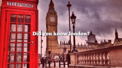 Did you know london?