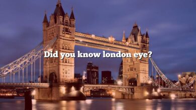 Did you know london eye?