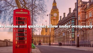 Do london and quadrant allow under occupancy?