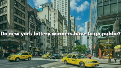 Do new york lottery winners have to go public?