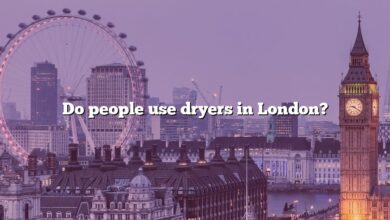 Do people use dryers in London?