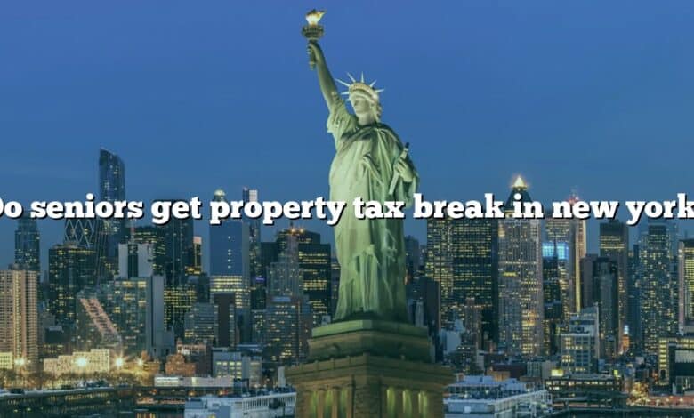 Do seniors get property tax break in new york?