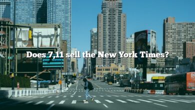 Does 7,11 sell the New York Times?