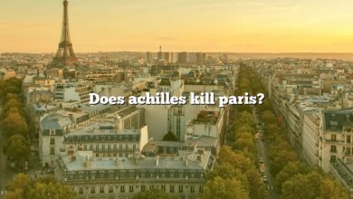 Does achilles kill paris?