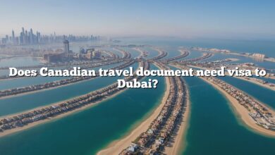 Does Canadian travel document need visa to Dubai?