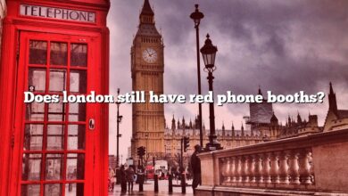 Does london still have red phone booths?
