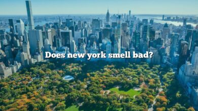 Does new york smell bad?