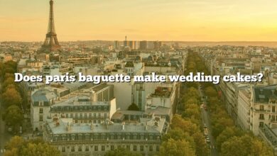 Does paris baguette make wedding cakes?