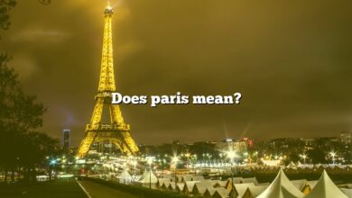 Does paris mean?