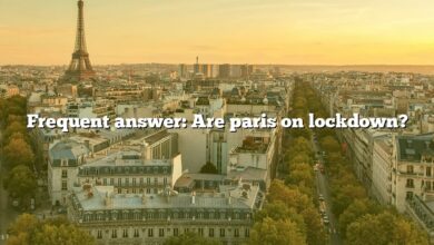 Frequent answer: Are paris on lockdown?