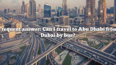 Frequent answer: Can I travel to Abu Dhabi from Dubai by bus?