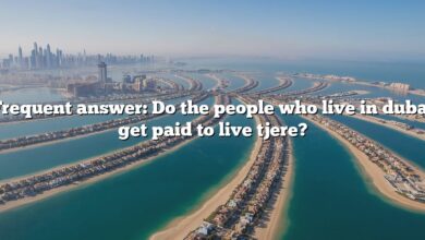 Frequent answer: Do the people who live in dubai get paid to live tjere?