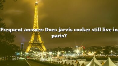 Frequent answer: Does jarvis cocker still live in paris?