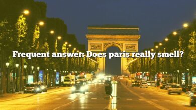 Frequent answer: Does paris really smell?