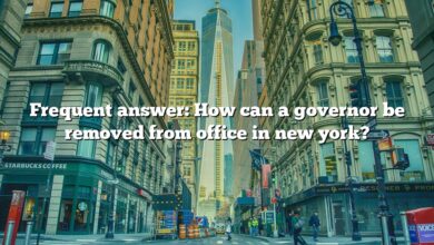 Frequent answer: How can a governor be removed from office in new york?
