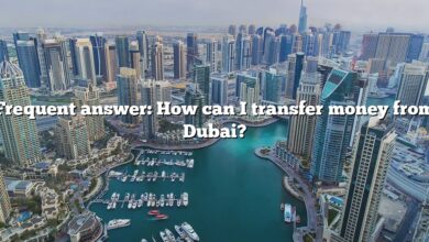 Frequent answer: How can I transfer money from Dubai?