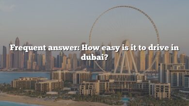 Frequent answer: How easy is it to drive in dubai?