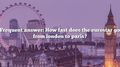 Frequent answer: How fast does the eurostar go from london to paris?