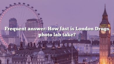 Frequent answer: How fast is London Drugs photo lab take?
