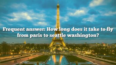 Frequent answer: How long does it take to fly from paris to seattle washington?
