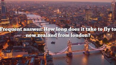 Frequent answer: How long does it take to fly to new zealand from london?