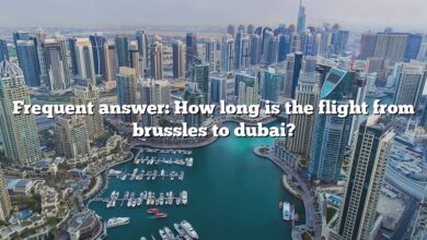 Frequent answer: How long is the flight from brussles to dubai?