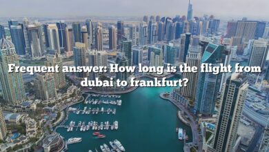Frequent answer: How long is the flight from dubai to frankfurt?