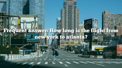 Frequent answer: How long is the flight from new york to atlanta?