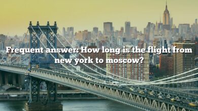 Frequent answer: How long is the flight from new york to moscow?