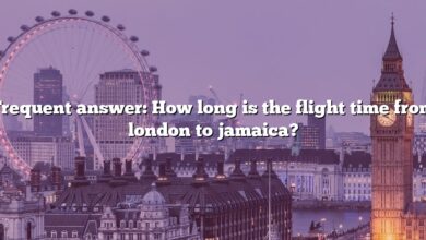 Frequent answer: How long is the flight time from london to jamaica?