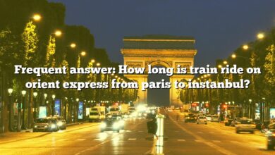 Frequent answer: How long is train ride on orient express from paris to instanbul?