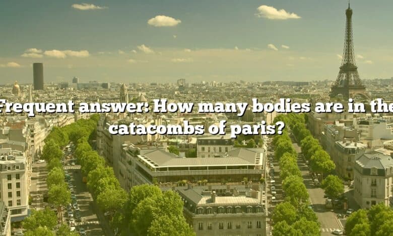 Frequent answer: How many bodies are in the catacombs of paris?