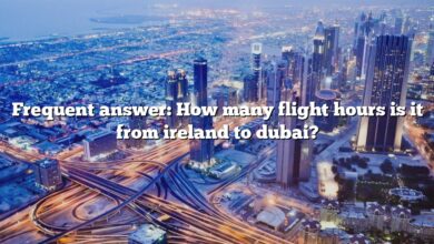 Frequent answer: How many flight hours is it from ireland to dubai?