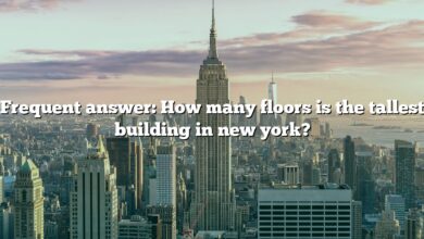 Frequent answer: How many floors is the tallest building in new york?