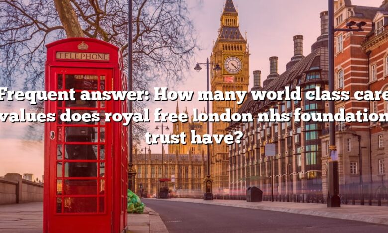 Frequent answer: How many world class care values does royal free london nhs foundation trust have?