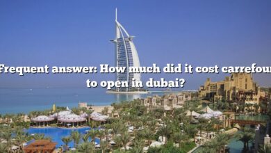 Frequent answer: How much did it cost carrefour to open in dubai?