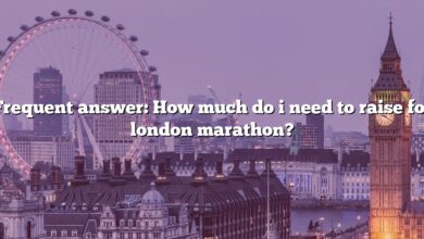 Frequent answer: How much do i need to raise for london marathon?
