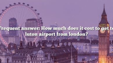 Frequent answer: How much does it cost to get to luton airport from london?