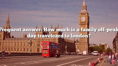 Frequent answer: How much is a family off-peak day travelcard to london?