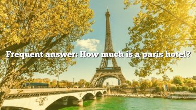 Frequent answer: How much is a paris hotel?