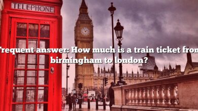 Frequent answer: How much is a train ticket from birmingham to london?