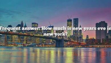 Frequent answer: How much is new years eve in new york?