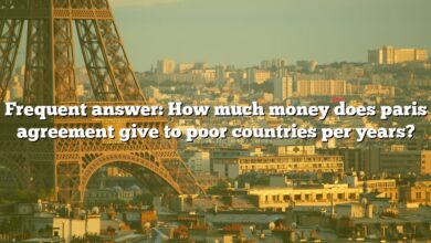 Frequent answer: How much money does paris agreement give to poor countries per years?