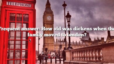 Frequent answer: How old was dickens when the family moved to london?
