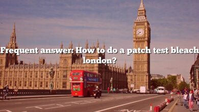 Frequent answer: How to do a patch test bleach london?