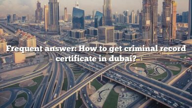 Frequent answer: How to get criminal record certificate in dubai?