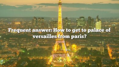 Frequent answer: How to get to palace of versailles from paris?