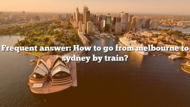 Frequent answer: How to go from melbourne to sydney by train?