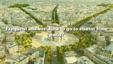 Frequent answer: How to go to etretat from paris?