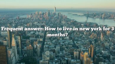 Frequent answer: How to live in new york for 3 months?